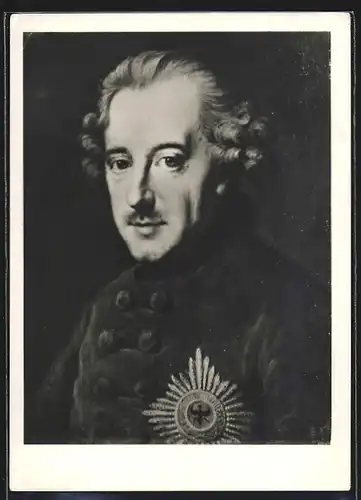 Künstler-AK König Friedrich II. (der Grosse), Gemälde von Johann Ziesenis