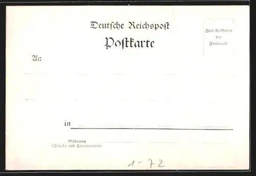 AK Kaiser Wilhelm I., Bismarck und Moltke