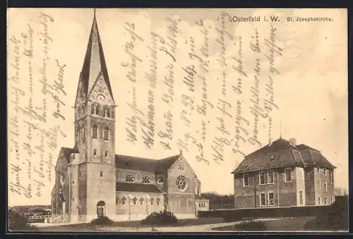 AK Osterfeld i. W., An der St. Josephskirche