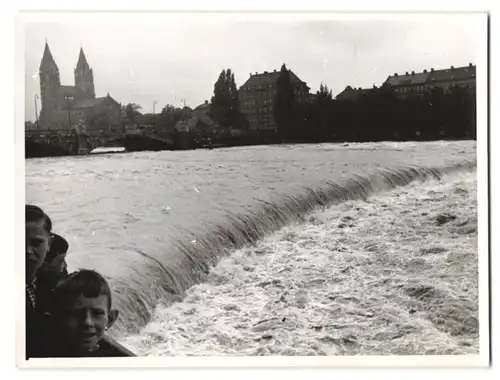 14 Fotografien unbekannter Fotograf, Ansicht München, Hochwasser-Katastrophe 1940, Überschwemmung