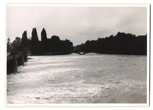 14 Fotografien unbekannter Fotograf, Ansicht München, Hochwasser-Katastrophe 1940, Überschwemmung