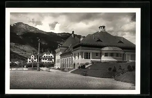 AK Hofgastein, Neues Kurhaus mit Bergblick