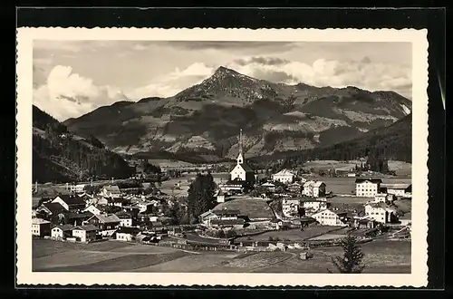 AK Kirchberg in Tirol, Generalansicht mit Kitzbüheler Horn