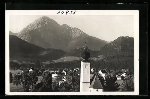 AK Reutte-Ausserfern, Ortspartie mit Kirche