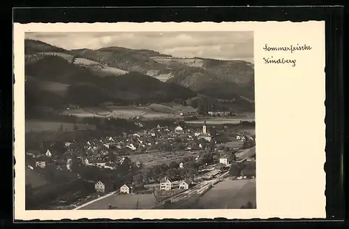 Foto-AK Kindberg, Generalansicht im Tal