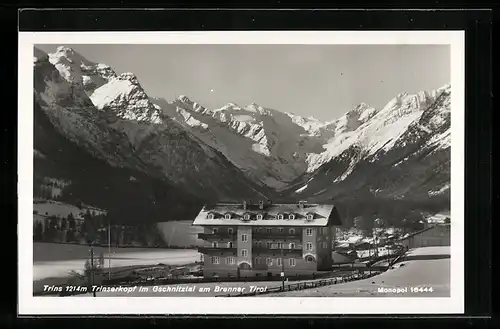 AK Trins, Ortsansicht mit Trinserkopf