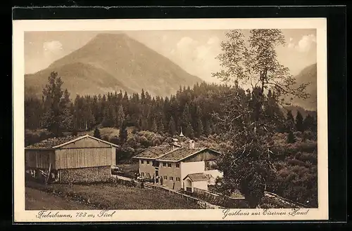 AK Fieberbrunn, Gasthaus zur Eisernen Hand