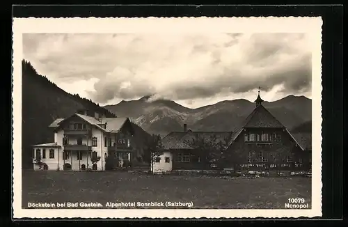 AK Böckstein b. Bad Gastein, Alpenhotel Sonnblick