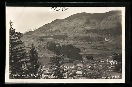 AK Schwarzach im Pongau, Generalansicht