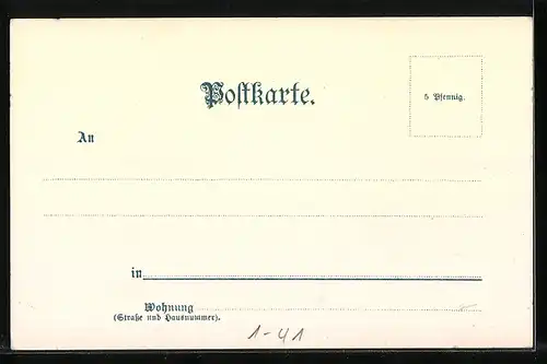 Lithographie Porträt von Friedrich von Schiller