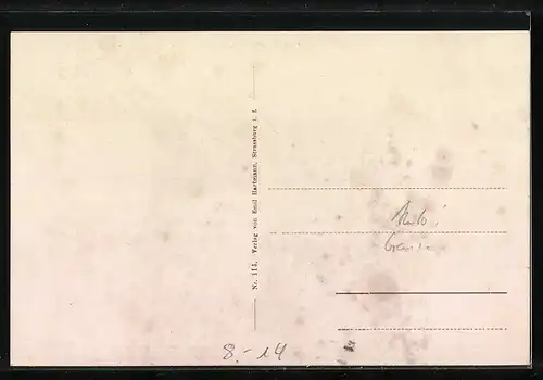 AK Markirch, Deutsch-franz. Grenze