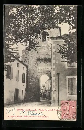 AK Duras, Vieille Porte du XVe siècle