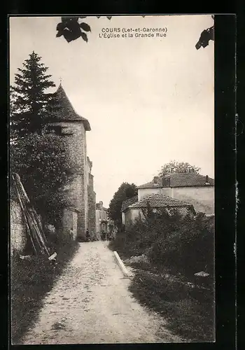 AK Cours, L`Eglise et la Grande Rue