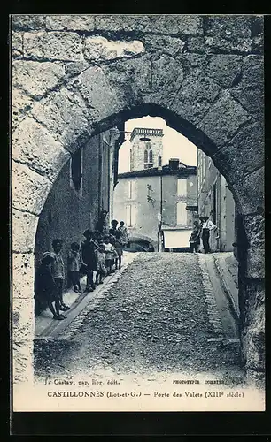 AK Castillonnès, Porte des Valets
