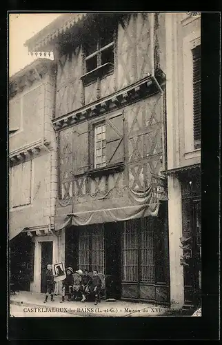 AK Casteljaloux-les-Bains, Maison du XIVe siècle