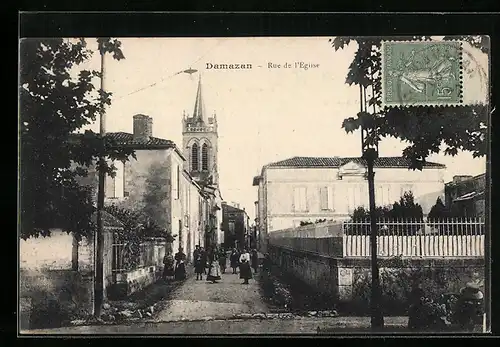 AK Damazan, Rue de l`Eglise