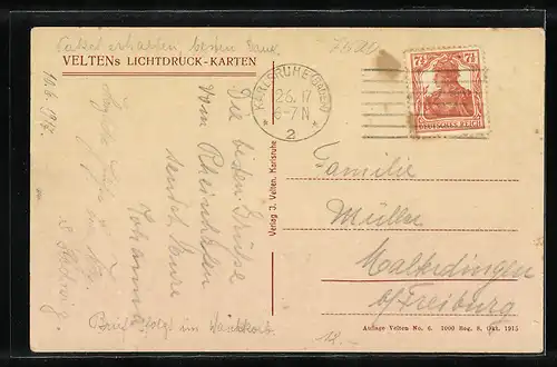 AK Karlsruhe, Partie im Rheinhafen