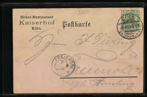 AK Köln a. Rh., Gesammt-Ansicht des neuen Hafens