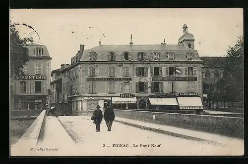 AK Figeac, Le Pont Neuf