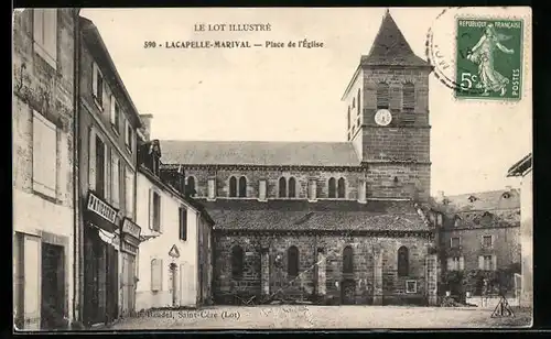 AK Lacapelle-Marival, Place de l`Eglise