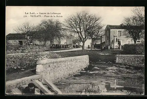 AK Vaylats, Place de la Mairie