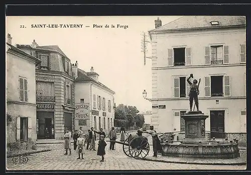 AK Saint-Leu-Taverny, Place de la Forge