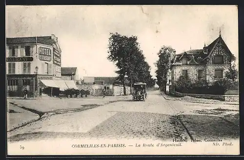 AK Cormeilles-en-Parisis, La Route d`Argenteuil