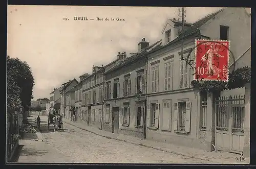 AK Deuil, Rue de la Gare