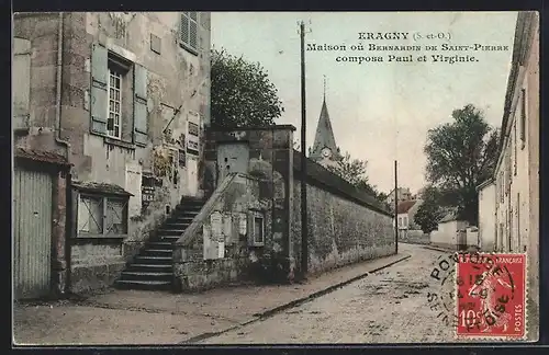 AK Eragny, Maison où Bernardin de Saint-Pierre composa Paul et Virginie