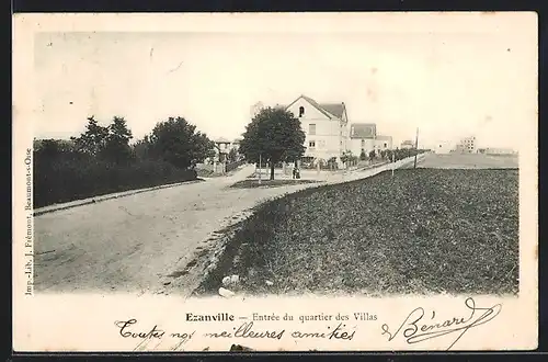 AK Ezanville, Entrée du wuartier des Villas