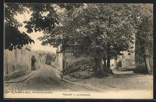 AK Piscop, La descente