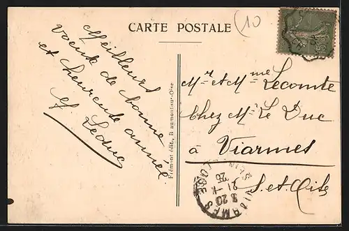 AK Ézanville, Panorama sur Écouen