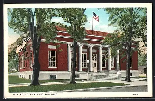 AK Napoleon, OH, US Post Office