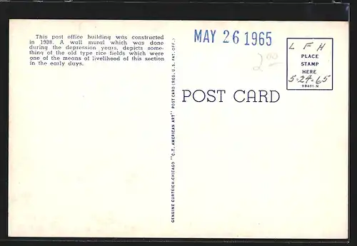 AK Kingstree, SC, US Post Office