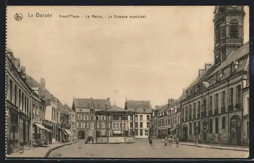 AK La Bassée, Grand`Place, La Mairie, Le Kiosque municipal