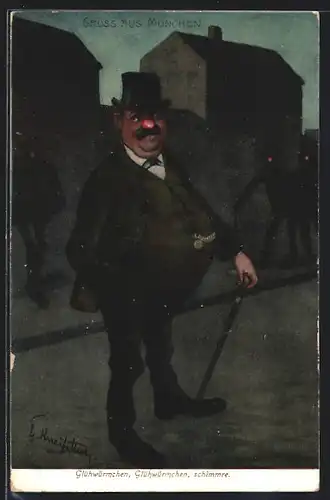 AK Trinkernasen schimmern im Dunklen