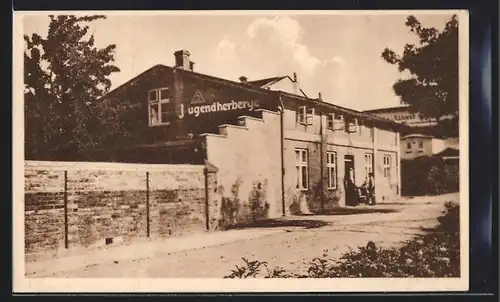 AK Lohme a. Rügen, Blick zur Jugendherberge