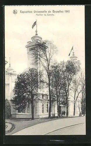 AK Bruxelles, Exposition Universelle 1910, Pavillon du Canada