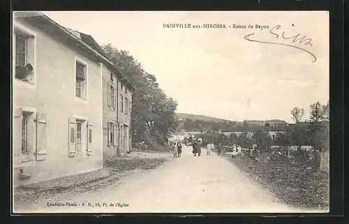 AK Bainville-aux-Miroirs, Route de Bayon
