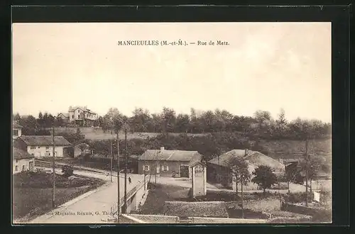 AK Mancieulles, Rue de Metz