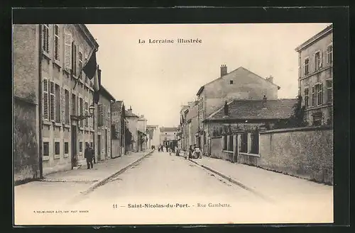 AK Saint-Nicolas-du-Port, Rue Gambetta