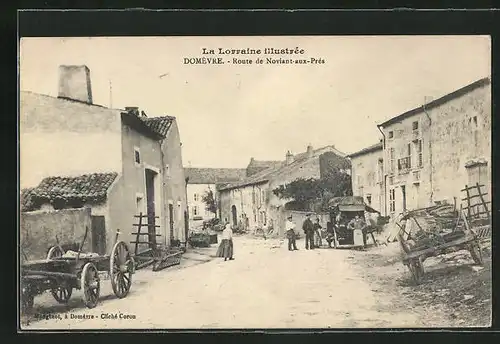 AK Domèvre, Route de Noviant-aux-Prés