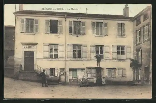 AK Blénod-les-Toul, La Mairie, Ansicht vom Rathaus