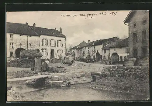 AK Neufmaisons, Ortspartie