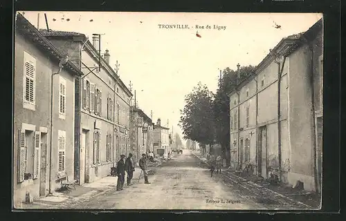 AK Tronville, Rue de Ligny