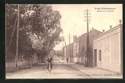 AK Toul, Route de la Justice, Strassenpartie