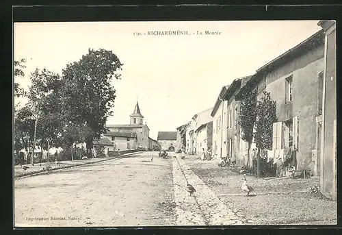 AK Richardménil, La Montée, Partie im Ort