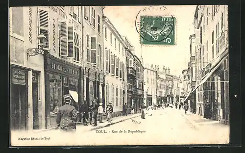 AK Toul, Rue de la Republique