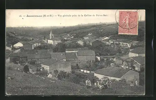 AK Jemonville, Vue generale prise de la Colline du Pre-au-Bois