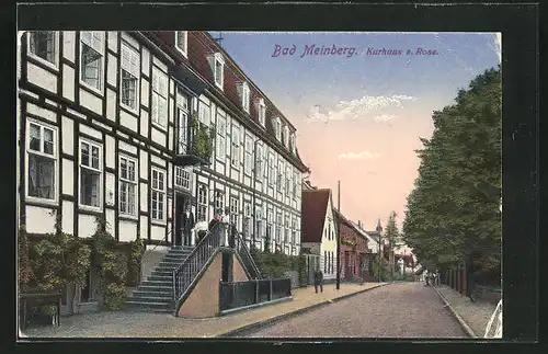 AK Bad Meinberg, Hotel Kurhaus z. Rose